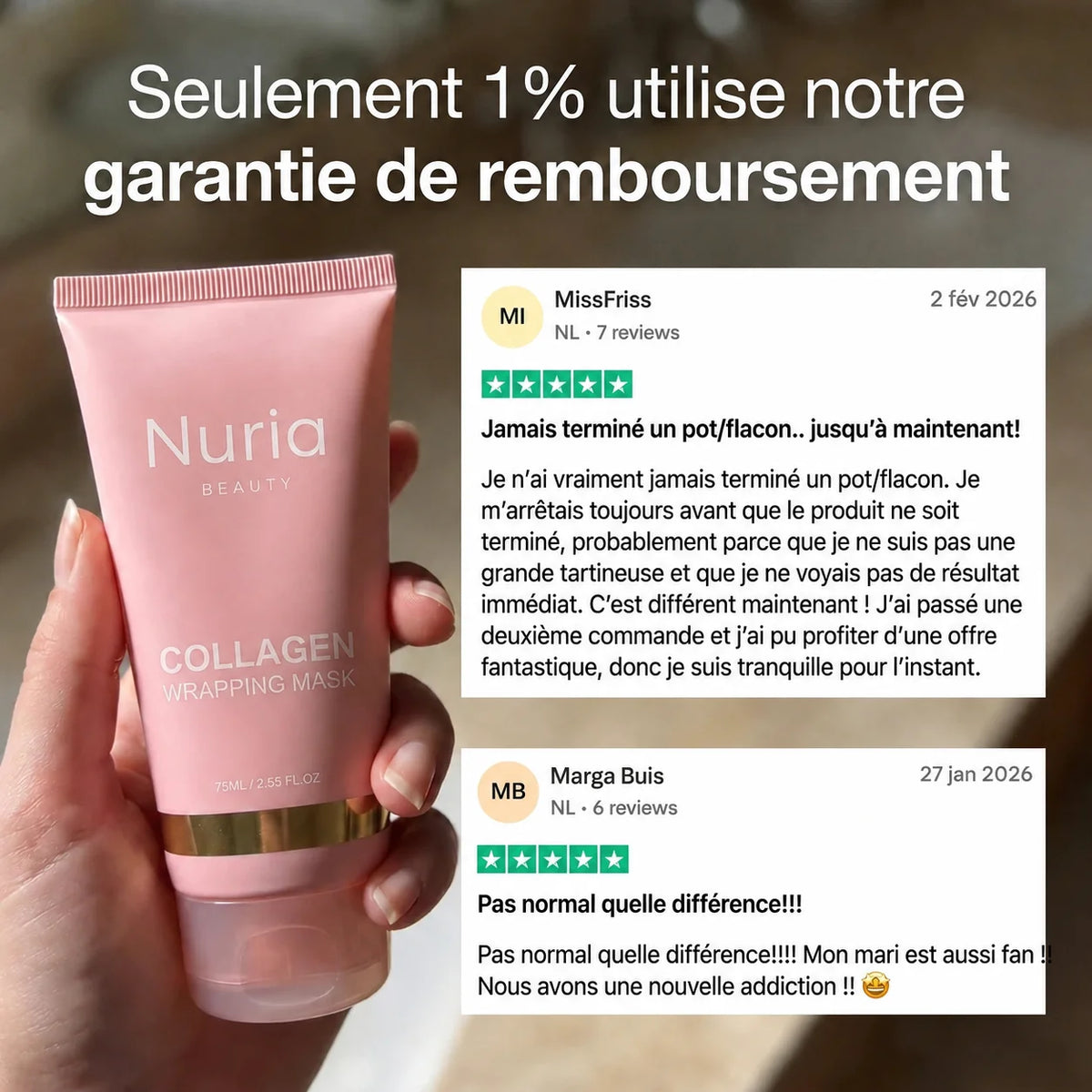 Masque de nuit coréen au collagène