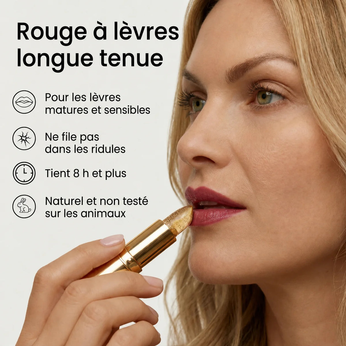 Rouge à lèvres adaptatif au pH