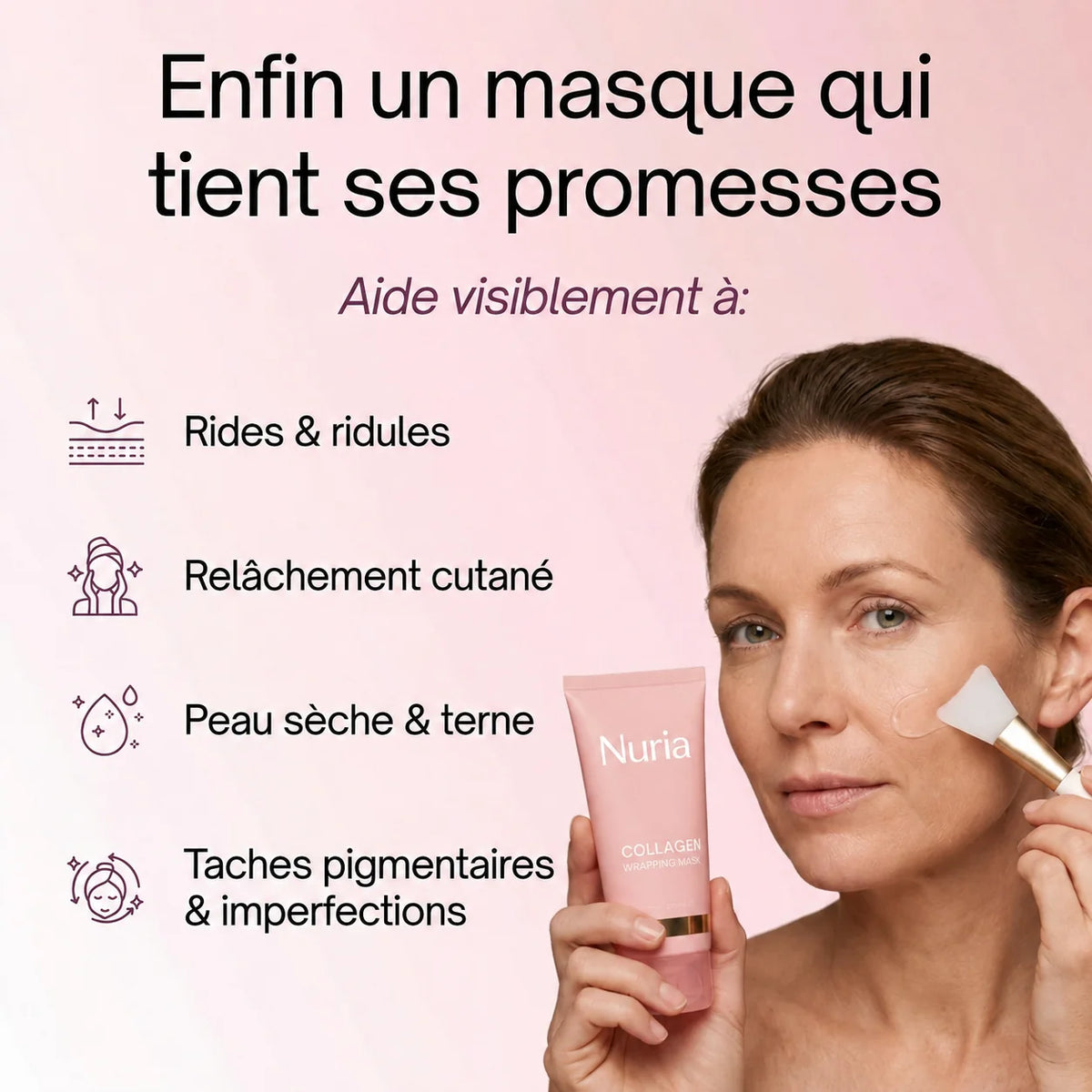 Masque de nuit coréen au collagène