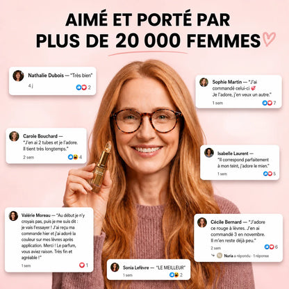 Rouge à lèvres Nuria pour les lèvres matures