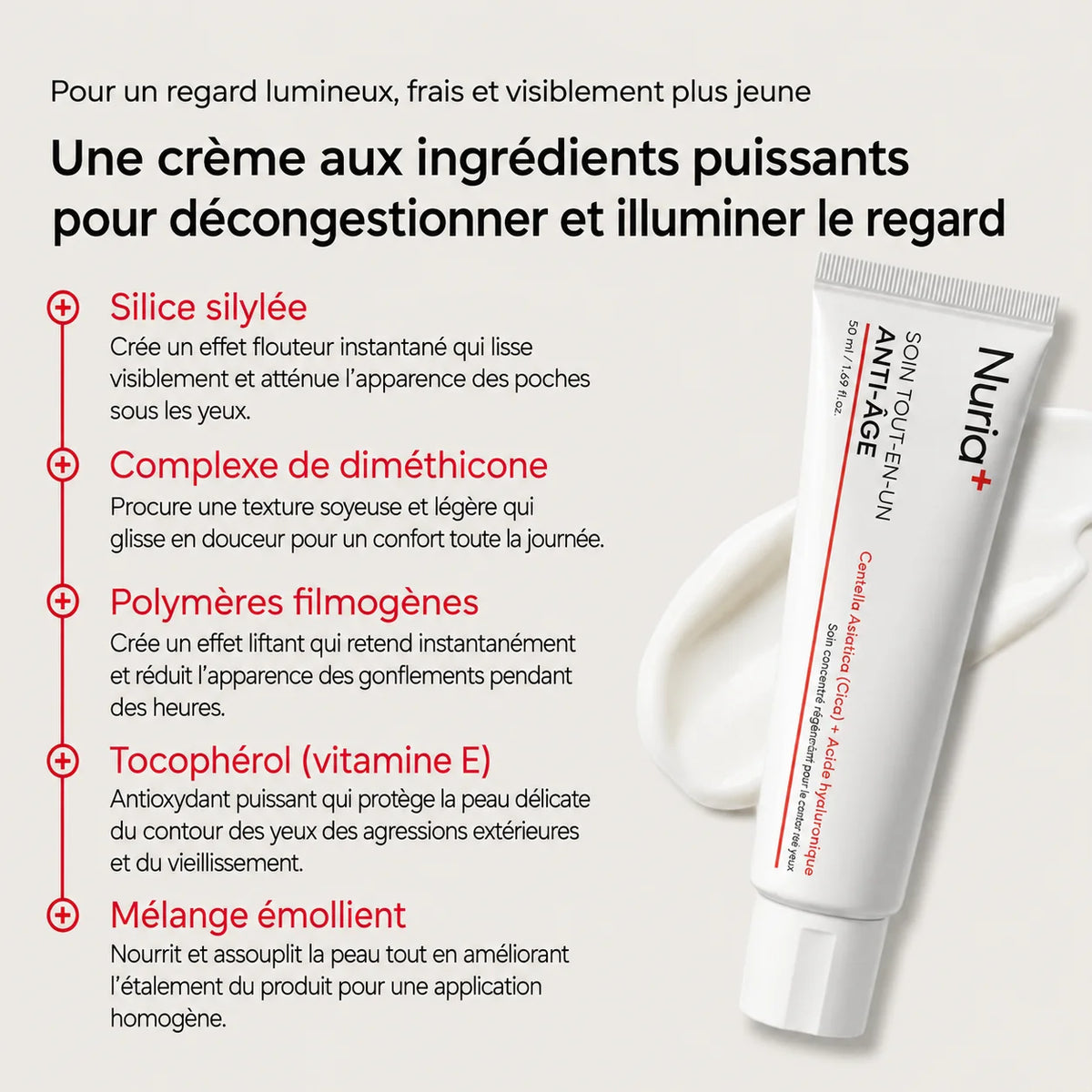 Crème anti-âge Nuria™ (Tout-en-un)