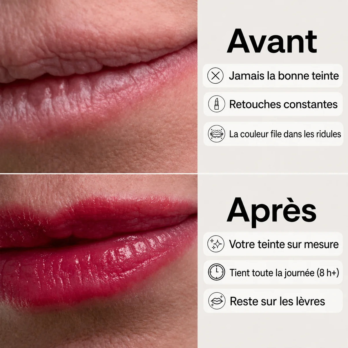 Rouge à lèvres adaptatif au pH