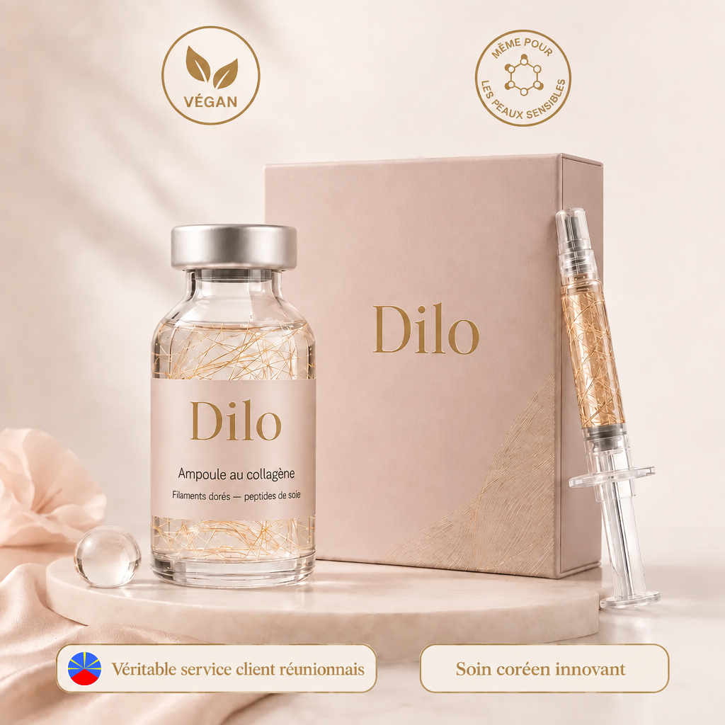 Serum Dilo : flacon, coffret et seringue