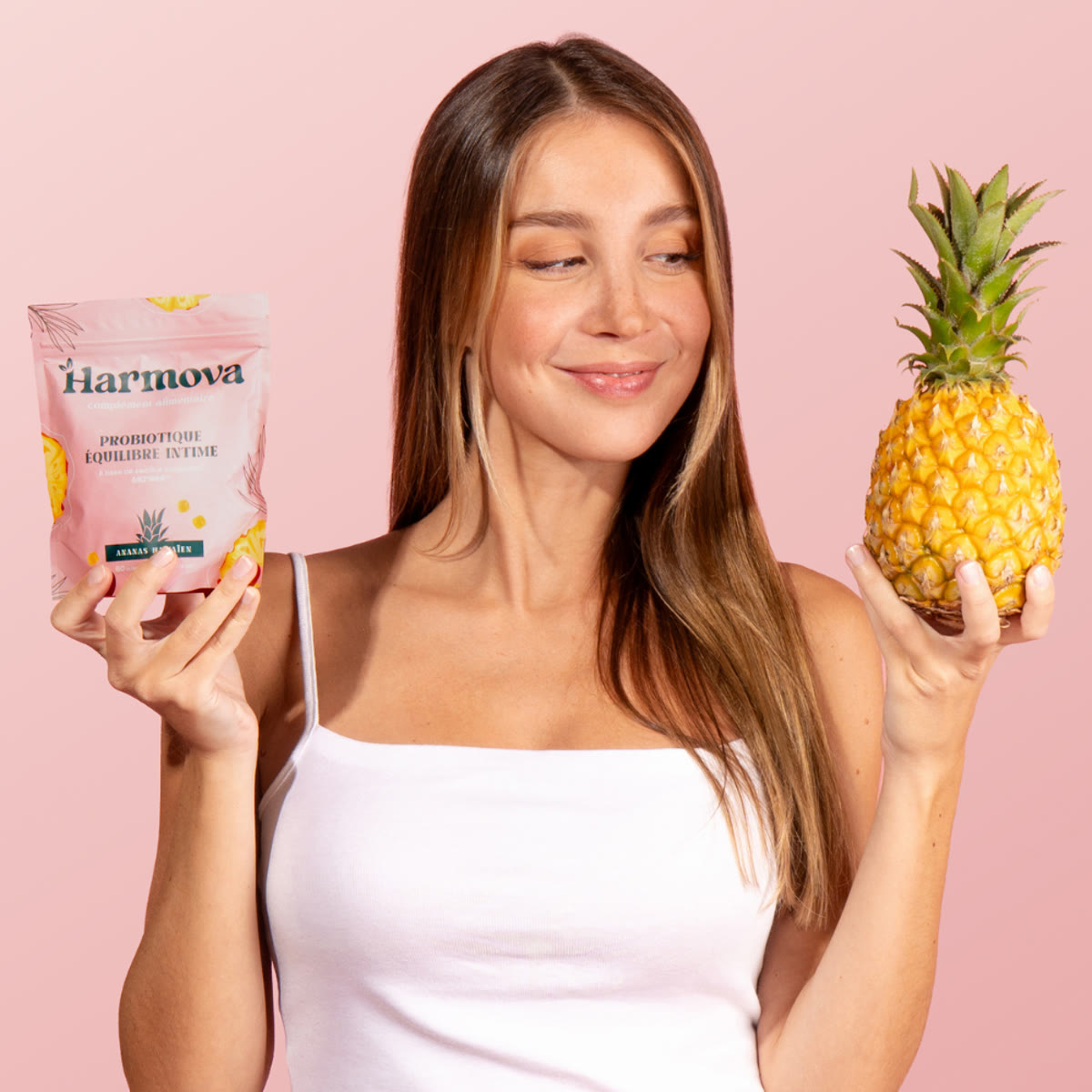 Harmova, gummies équilibre intime — goût ananas